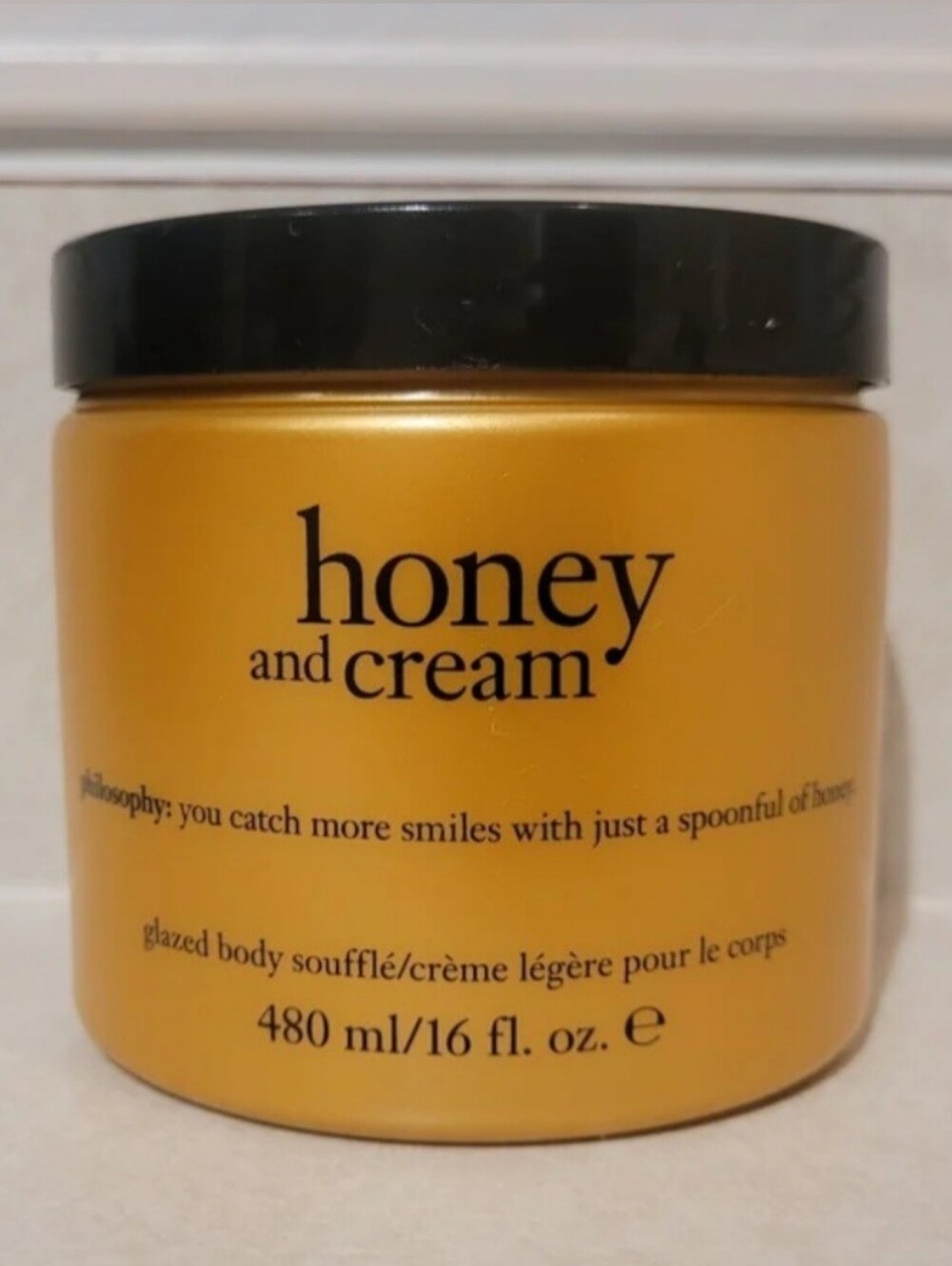PHILOSOPHY Honey and Cream Glazed Body Soufflé - 16 Fl oz NEW